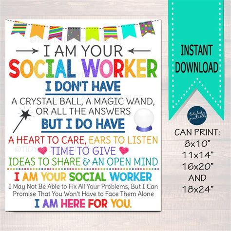 Social Worker Office Decor I Am Your School Social Worker Etsy
