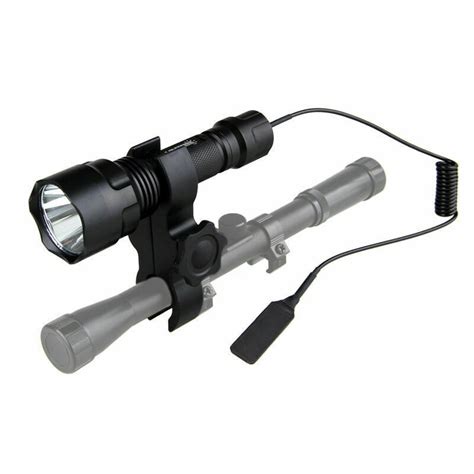 Red Led Coyote Hunting Flashlight Torch Light Camping Lamp Scope Gun