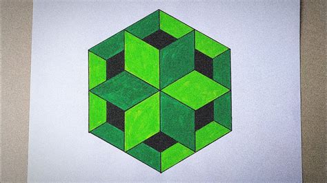 Hexagonal Geometry Simple Geometric Design In Hexagon How To Draw