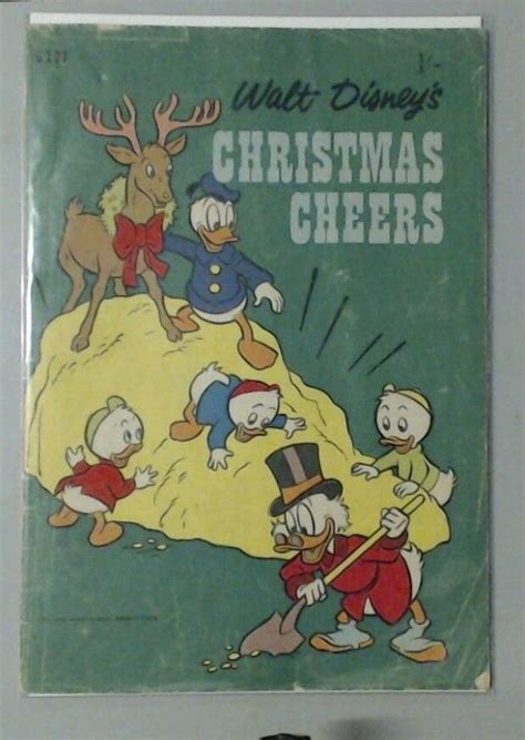 Comic Book Walt Disneys Christmas Cheers Huey Dewey Louie G297 X