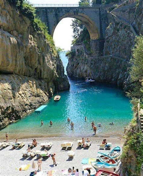 A magical place ✨ a dip in the wonder. Fiordo di furore, Italy 🇮🇹 in 2020 | Amalfi coast ...