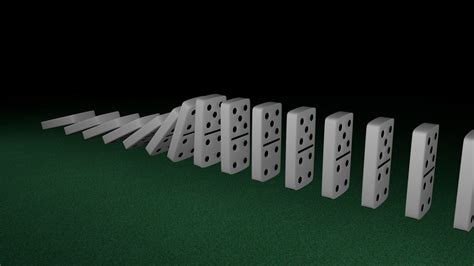 Free Set Domino 3d Model