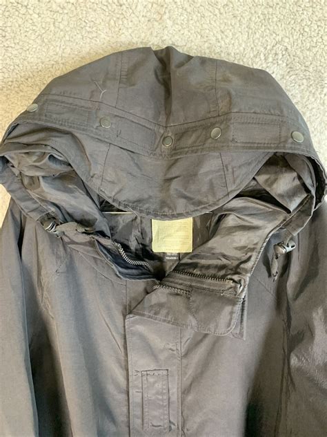 Tru Spec H20 Ecwcs Military Black Mens Hooded Full Zip Parka Jacket 2xl