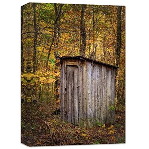 Fall Wall Art Canvas Rustic Country Farmhouse Print Bathroom Decor