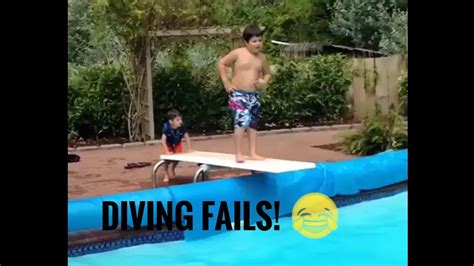 Funny Diving Board Fails Hilarious Belly Flops Youtube