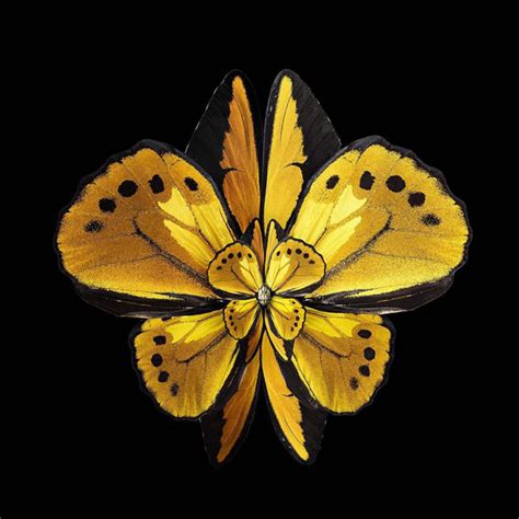 Insects Wings Photos Are Manipulated To Look Like Blooming