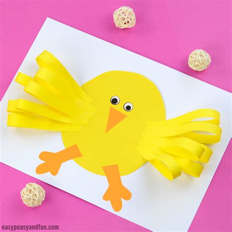 Easter Chick Paper Craft Easy Peasy And Fun