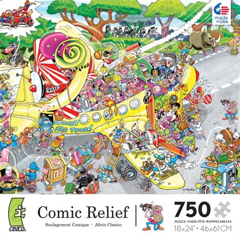Comic Relief Take Off Jigsaw Puzzle