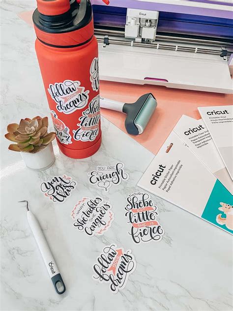 How To Make Stickers With Your Cricut Print Then Cut Feature