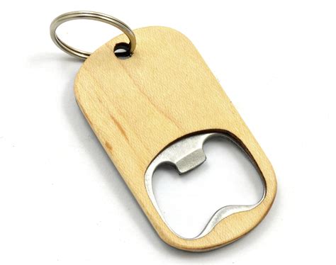 Custom Key Chain Wooden Bottle Opener From The Wood Reserve