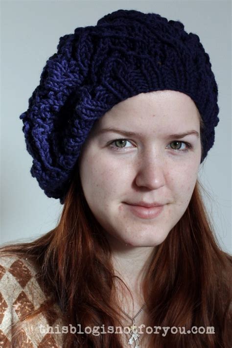 Free Knitting Pattern Slouchy Beanie This Blog Is Not For You