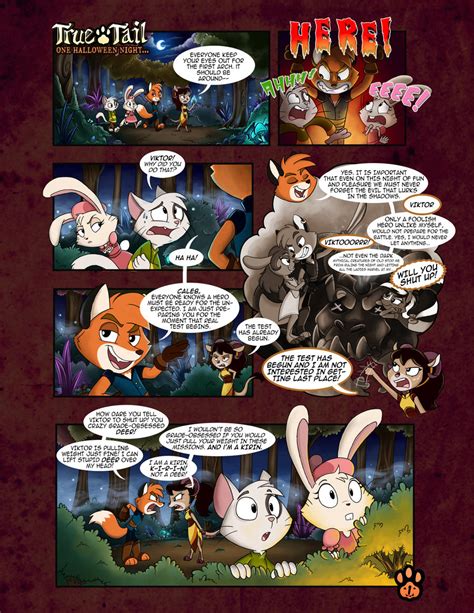 True Tail One Halloween Night Page 1 Of 14 By Skynamicstudios On