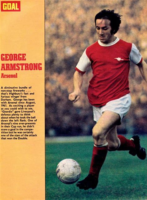 George armstrong ehemaliger fußballspieler aus england linksaußen* 09.08.1944 in hebburn, england. Goal magazine article on George Armstrong in 1971 ...