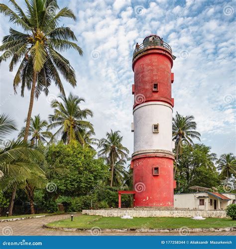 Kannur Lighthouse In Kerala India Stock Photo Image Of Beach