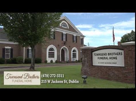 This facility is a funeral home funeral director: Townsend Brothers Funeral Home - YouTube