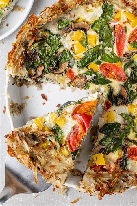 Easy Potato Crust Quiche The Clean Eating Couple