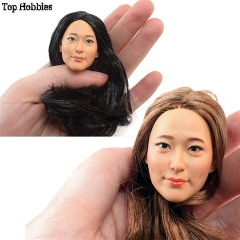 Buy 1 6 Scale Kumik Km16 28 Female Head Sculpt Caving A Bk Light Makeup B