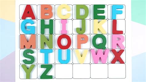 Learning Alphabet Letters With Egg Surprise Abcd Alphabets