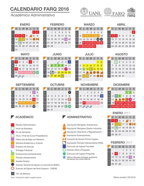 Calendario Uanl Zona De Informaci N Aria Art