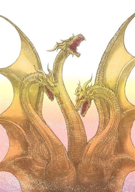 King Ghidorah 2001 Anime By Misssaber444