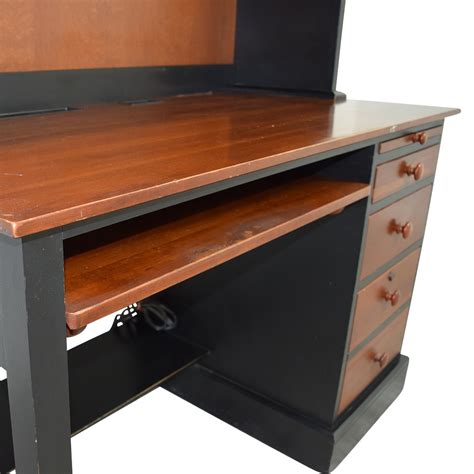 Free shipping on many items | browse your favorite brands | affordable prices. 87% OFF - Ethan Allen Ethan Allen Cherry Wood & Black Desk ...