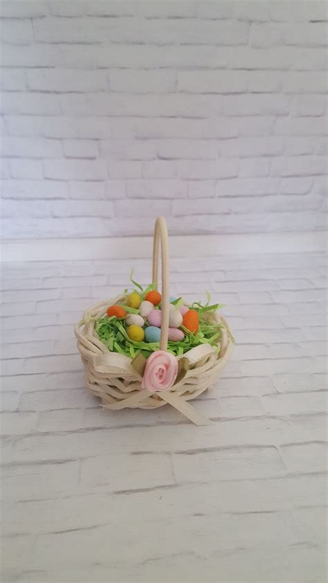 Miniature Dollhouse Easter Basket Barbie Easter Basket | Etsy | Barbie