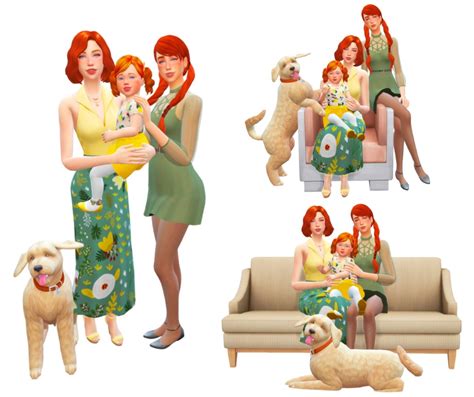Atashi77 Dog Poses Sibling Poses Newborn Poses Sims Four Sims 4 Mm