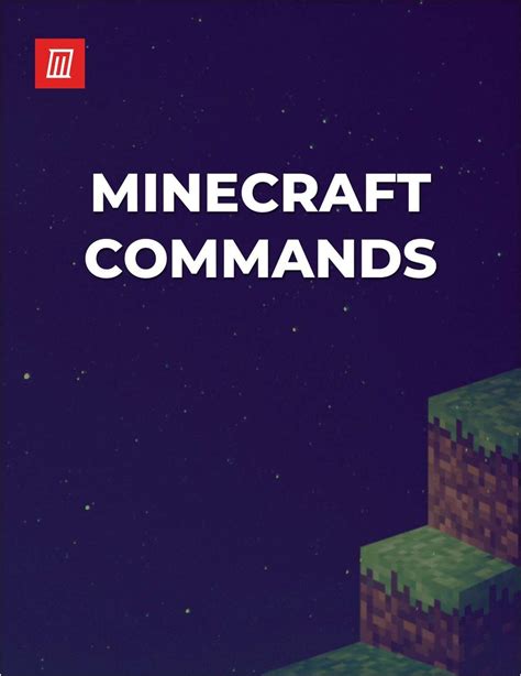 100 Useful Minecraft Commands Free Cheat Sheet