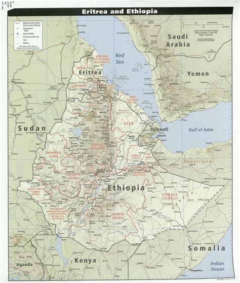 Ethiopia Maps Perry Castañeda Map Collection Ut Library Online With