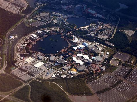 Epcot Center From Above Disney World Walt Disney Worlds Flickr