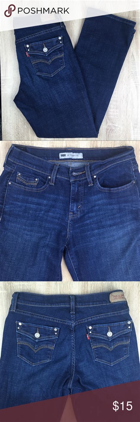 Levis Flap Pocket Straight Leg Jeans Straight Leg Jeans Levi