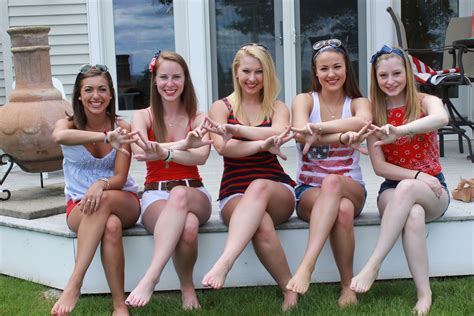 Photoshoot With My Sorority Sisters Alpha Chi Omega Bubbles Friends