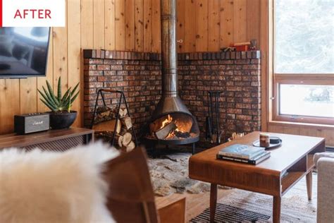 Before And After A Rustic Cabins Minimal And Modern Revival Cabin