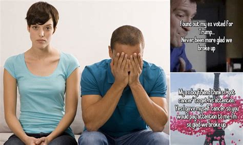 People Reveal The Moment They Realised Their Ex Was Awful Daily Mail