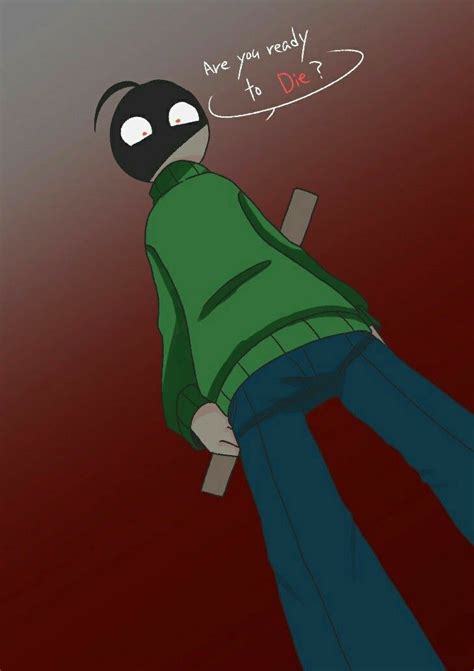 A Drawing Of A Person With A Black Mask And Green Shirt On Standing In
