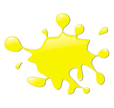 Yellow Paint Splat - ClipArt Best