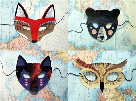Hochwertige ffp 2 masken schützen. Tiermasken basteln - aus Papier und Filz Faschingsmasken selber machen | Faschingsmasken ...