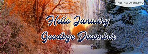 Hello January Goodbye December End Of A Year By Welcoming Other