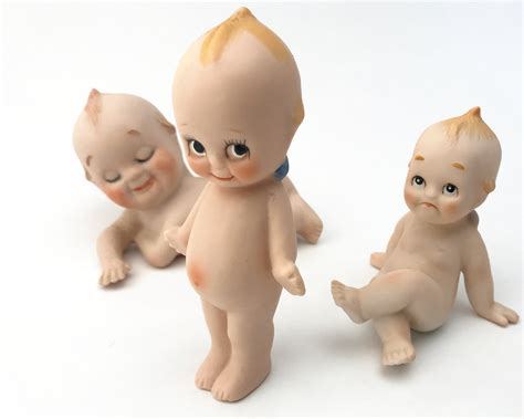 3 Vintage Kewpie Doll Figurines Ceramic Etsy Kewpie Dolls Kewpie