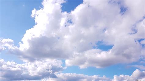 Deep Blue Sky And Clouds Timelapse Ultra Hd 4k 2160p