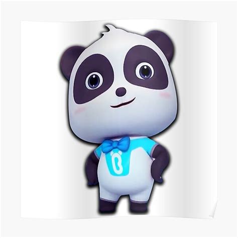 Kiki Panda Babybus Clothing Poster By Mastersheets Redbubble