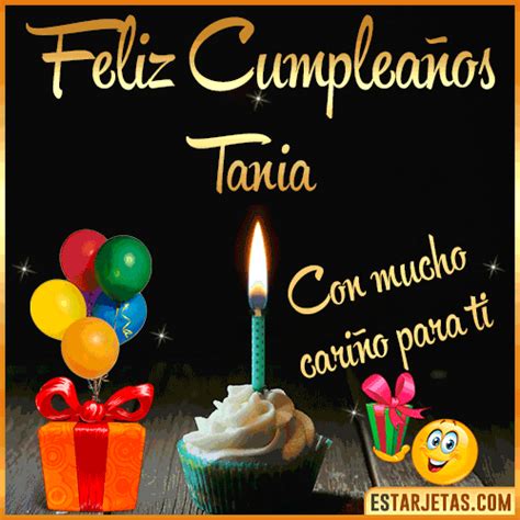 Feliz Cumpleaños Tania Imágenes  Tarjetas Y Mensajes