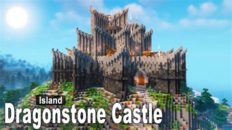 Minecraft How To Build A Dragonstone Castle Game Of Thrones