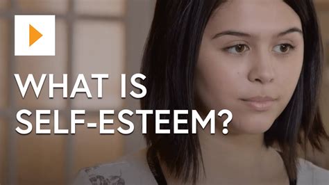 What Is Self Esteem Youtube