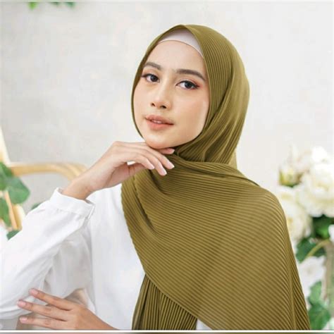 Lagi Promo 8 Model Kerudung Pashmina Fullplisket Hijab Pashmina Jilbab Pasmina Full Plisket