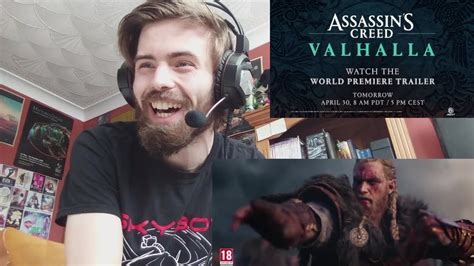 Assassins Creed Valhalla Cinematic World Premiere Trailer Reaction