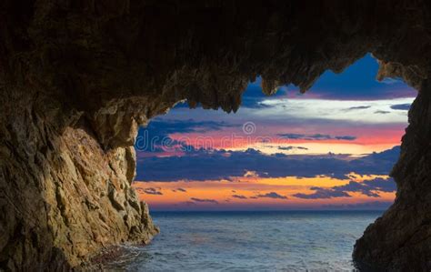 Grottos At Coast Stock Photo Image Of Inlet Stone Caves 91297534