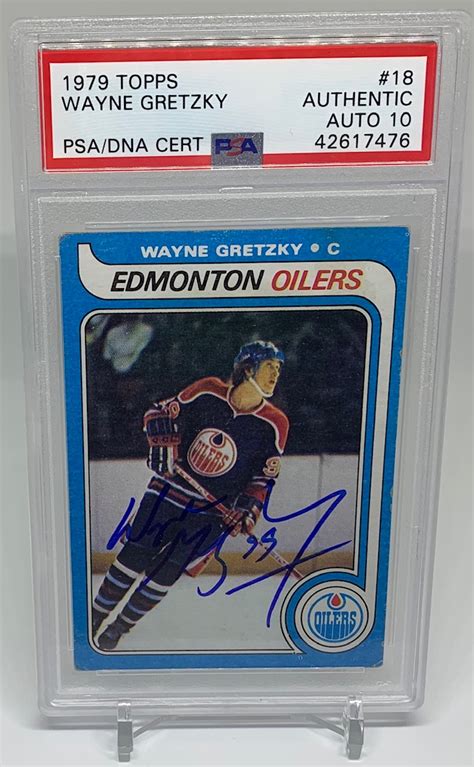 Wayne Gretzky Autographed 1979 Topps Rookie Card Sports Cards Investing