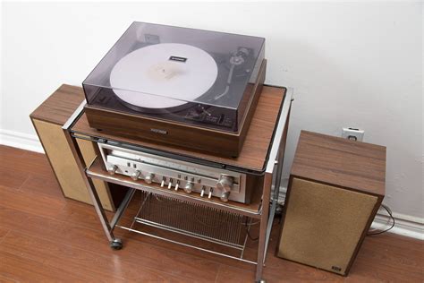 Pioneer Turntable System Vintage Record Player With Stereo Receiver