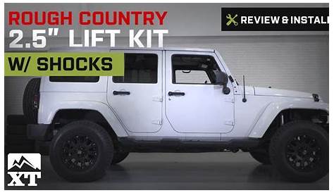 Jeep Wrangler Rough Country 2.5" Lift Kit w/ Shocks (2007-2017 JK